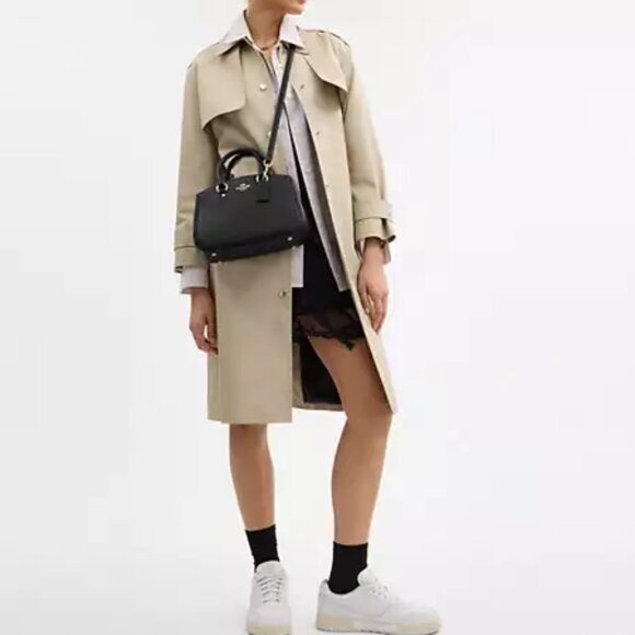 Coach Savannah Small Carryall Bag Black - Picture 4 of 5